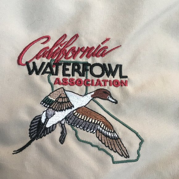 #75 Landway Wind-Resistant California Waterfowl Association 1/2 Zip Jacket Small - Picture 2 of 8